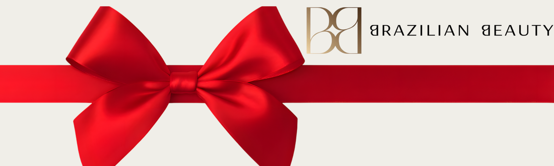 Brazilian Beauty logo with red bow 