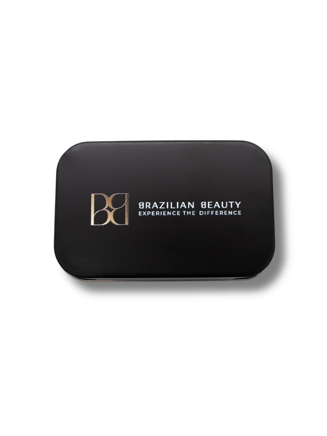 Black carrier case with 'Brazilian Beauty' logo on a white background