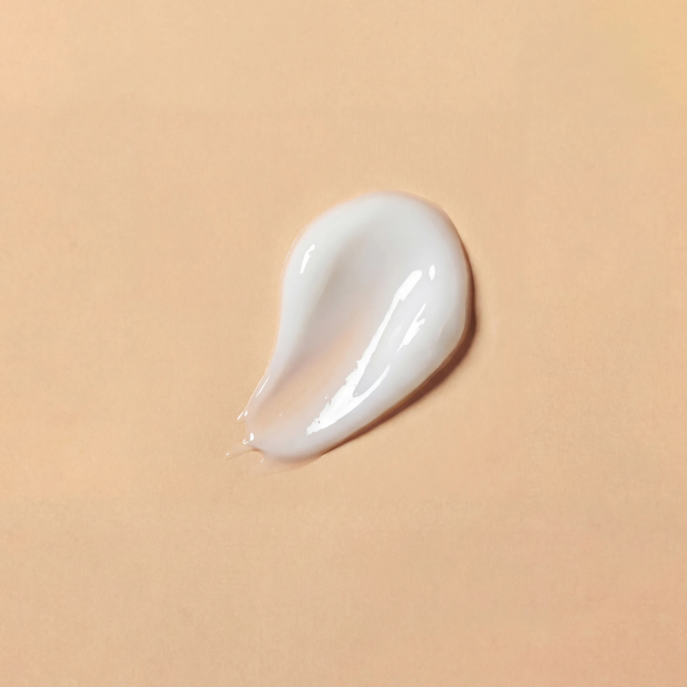 Brazilian Beauty product texture on a cream background 